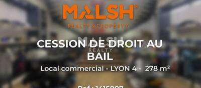 MALSH Realty & Property - Local commercial - Lyon 4° - Lyon 4 - 1