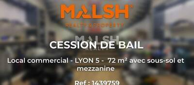 MALSH Realty & Property - Local commercial - Lyon 5° - Lyon 5 - 1
