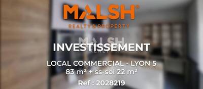 MALSH Realty & Property - Local commercial - Lyon 5° - Lyon 5 - 1