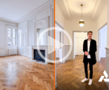 MALSH Realty & Property - visite-bureaux-prestigieux-lyon-6-proche-parc-de-la-tete-d-or-standing-video-bureau-moulure-parquet-cheminees-prestige